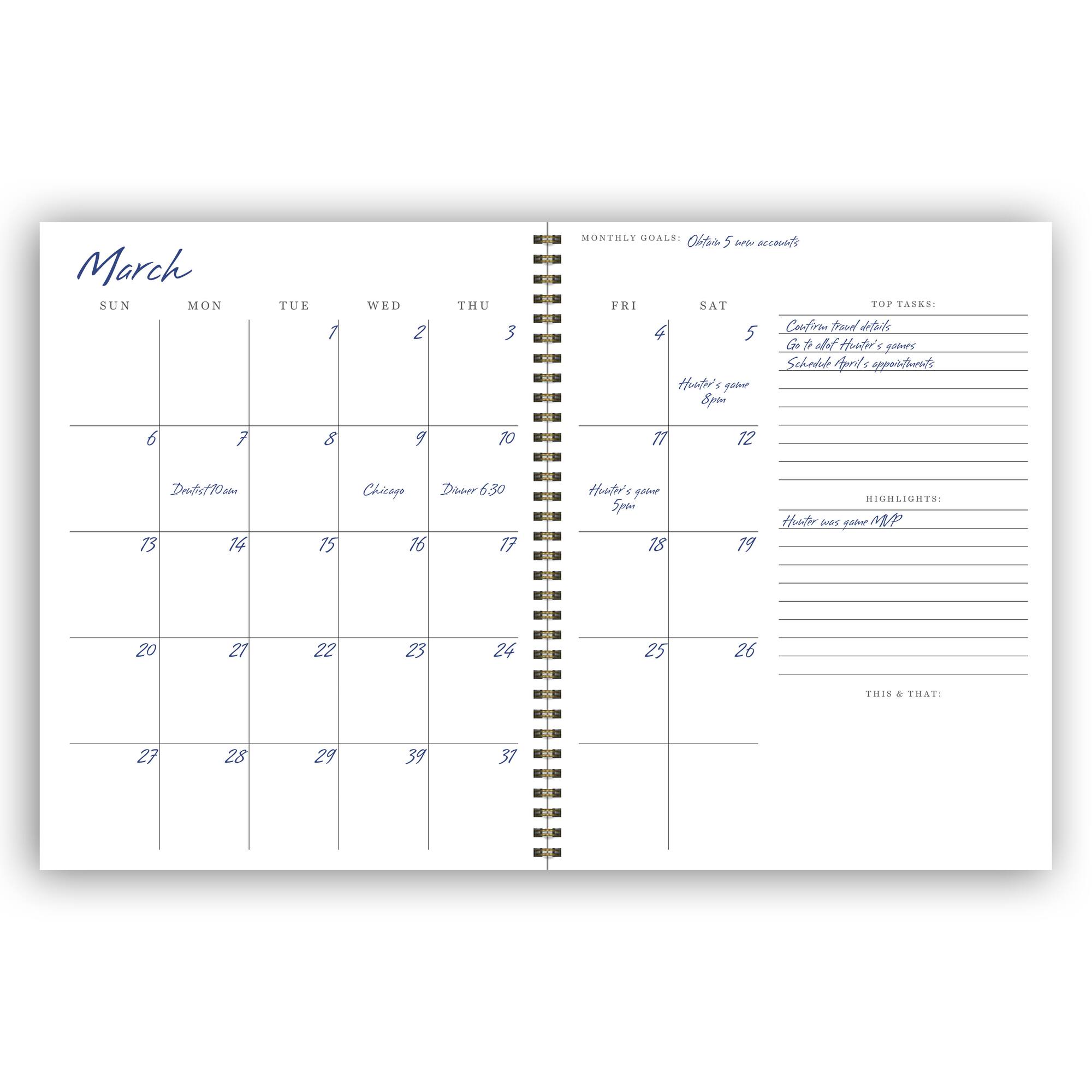 TF Publishing Undated Executive Weekly Planner